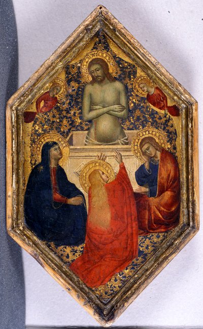 Christ as the Man of Sorrows with Mary, John and Mary Magdalene by Niccolò Pietro di Gerini
